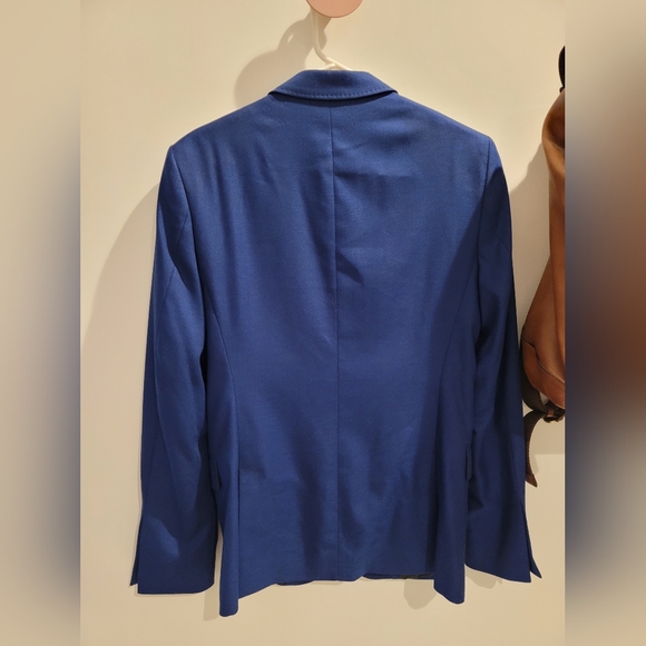 ZARA Man Blue Blazer Size 34 - Picture 4 of 4